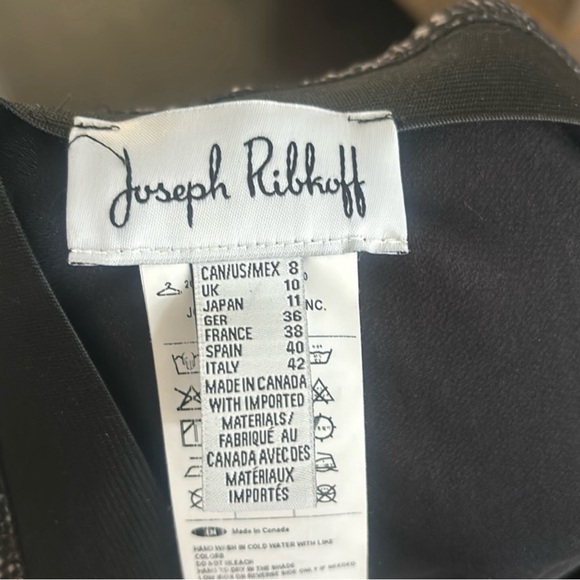 Joseph Ribkoff Stretch Pattern Skirt Size 8 - Picture 3 of 7